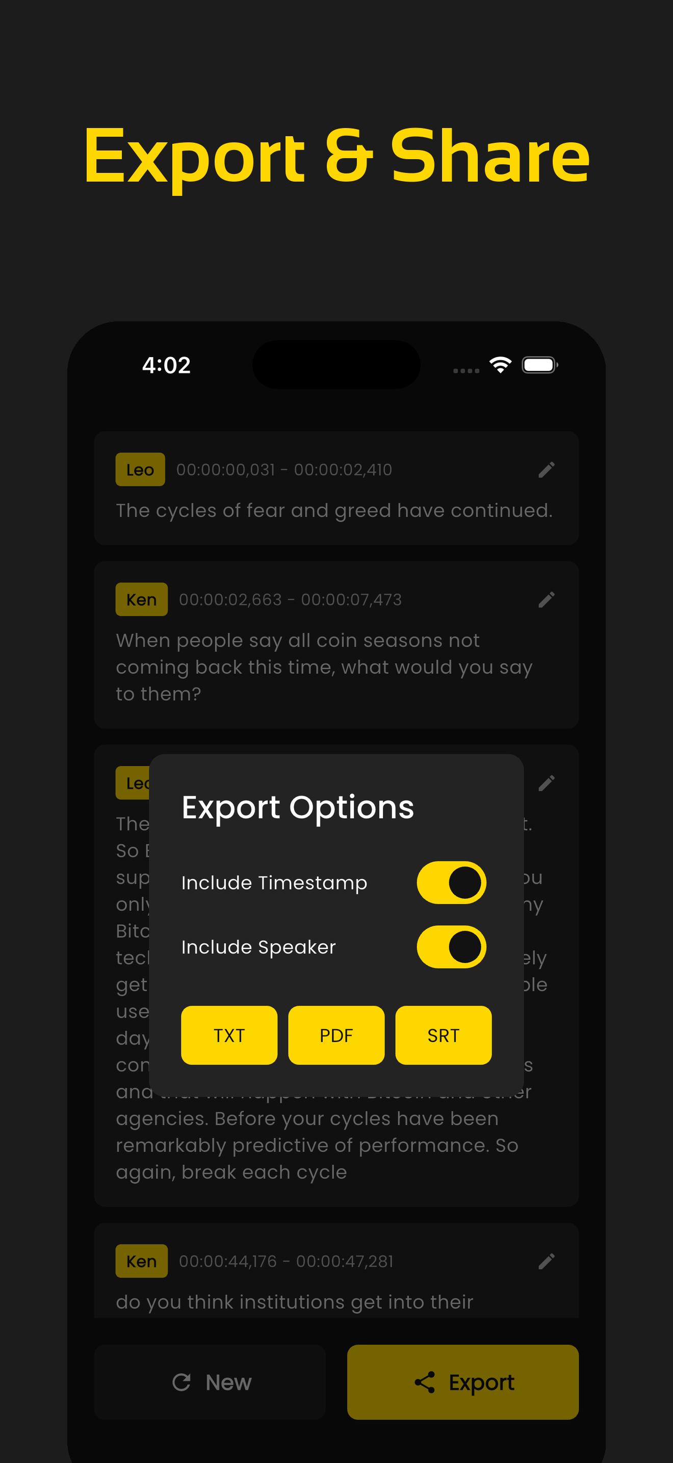 TranscriAI Screenshot 8